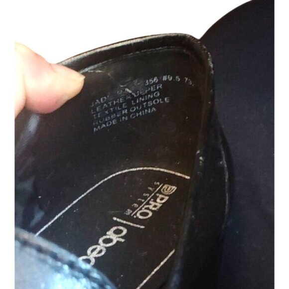Abeo P.R.O. System Jade Women's Size 9.5 Black Leather Loafers 2-Inch Block Heel - Picture 9 of 9